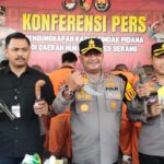 Ditreskrimsus Polres Serang ungkap kasus tindak pidana Curat, curanmor dan pencuri ternak di wilayah hukum polres serang
