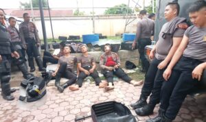 Empat Personel Polri Terluka saat Amankan Unjuk Rasa di Lhokseumawe