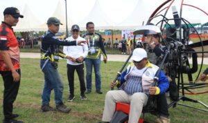 Pon XXI Aceh Sumut, Cabor Aerosport Paramotor Resmi Dibuka
