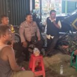 Sinergi TNI-Polri :  Babinsa Koramil 0602-09/Cikeusal Laksanakan Patroli Gabungan Bersama Polsek Cikeusal