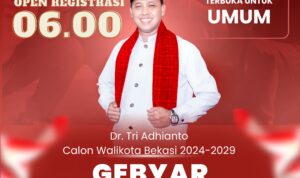 Saksikan!! Gebyar Senam Sehat Dr. Tri Adhianto Calon Walikota Bekasi 2024-2029