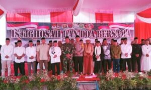 Pasangan Yoppy – Rustam Hadiri Istighosah dan Doa Bersama di Polres Lubuk Linggau