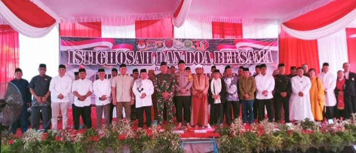 Pasangan Yoppy – Rustam Hadiri Istighosah dan Doa Bersama di Polres Lubuk Linggau