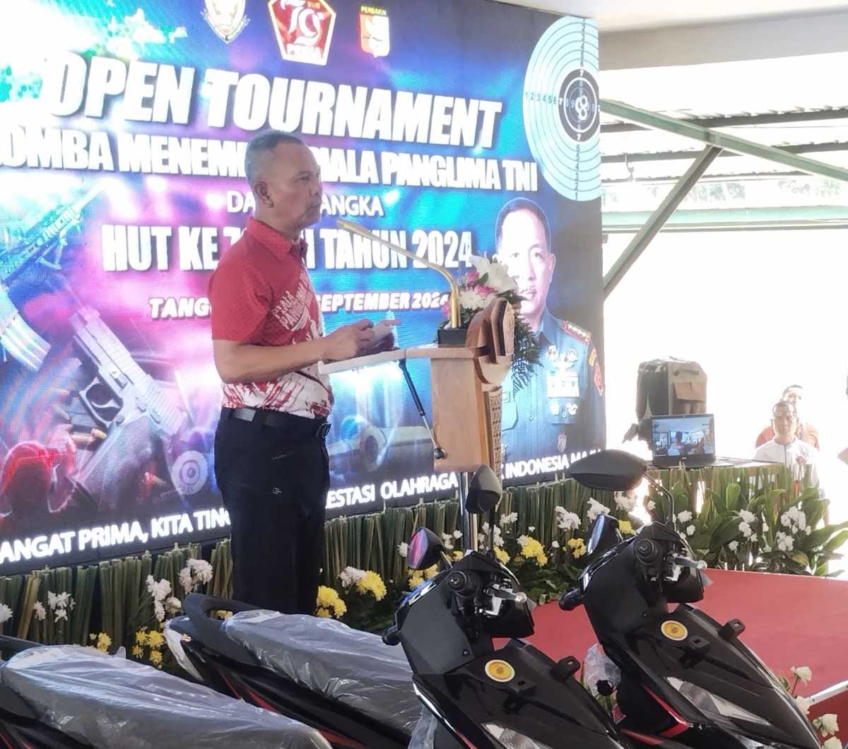 Kasum TNI Resmi Tutup Open Turnamen Menembak Piala Panglima TNI Tahun 2024