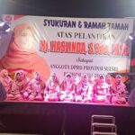 Acara Syukuran Pelantikan Anggota DPRD Provinsi Sulawesi Selatan Hj. Aslinda Wahad S. Sos. M. Si