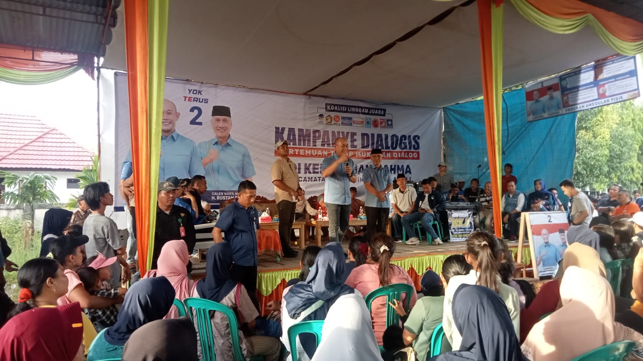 Ribuan Warga Kelurahan Rahma Linggau Selatan 1 Siap Menangkan Yopyy Rustam.