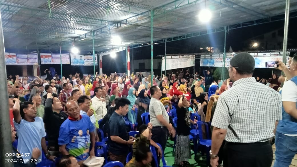 Kampanye Dialogis Dihadiri Calon Walikota Lubuklinggau dan Wakil Walikota Lubuklinggau, H. Rachmat Hidayat dan H. Rustam Effendi