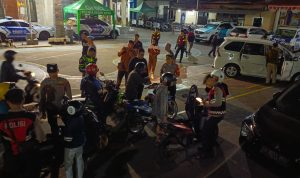 Dipimpin Kabag Ops, Polres Kediri Kota Gelar Razia Cipta Kondisi di Masa Kampanye Pilkada 2024