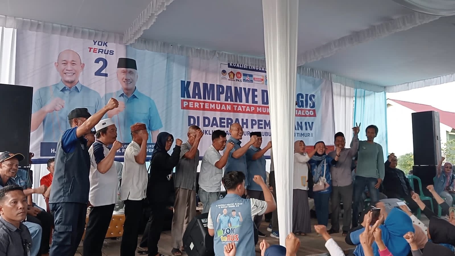 Delapan RT Naik Panggung Siap Bahu Membahu Menangkan Yok-Rustam