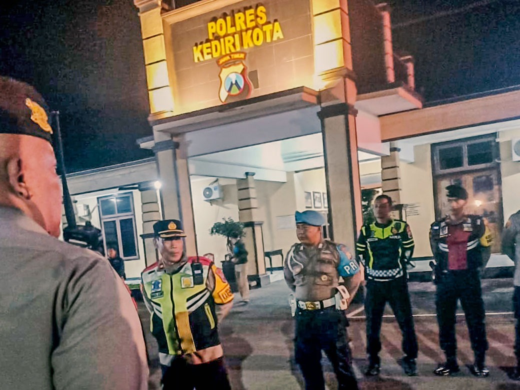 Operasi Mantap Praja Semeru 2024, Polres Kediri Kota Gencarkan Giat Cipta Kondisi Harkamtibmas