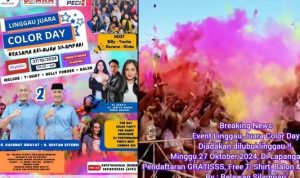 Guna Mendukung Yoppy-Rustam, Relawan Silampari Adakan Acara Bertajuk Color Day dan Akan dibanjiri doorprize menarik. Guna Mendukung Yoppy-Rustam, Relawan Silampari Adakan Acara Bertajuk Color Day dan Akan dibanjiri doorprize menarik.