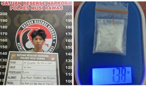 Satresnarkoba Polres Musi Rawas Ringkus “Pemuja Sabu” Asal Palembang Satresnarkoba Polres Musi Rawas Ringkus “Pemuja Sabu” Asal Palembang