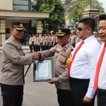 Respon Cepat Membubarkan Pencak Dor Tanpa Ijin : Kabag Ops Polres Kediri Kota Diganjar Penghargaan !