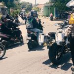 Aksi Heroik Kasatlantas Polres Kediri Kota Dalam Mengawal Bubaran Rombongan Pesilat dan Penonton Pencak Dor