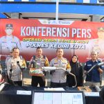 Polres Kediri Kota Tindak Ribuan Pelanggar Lalu Lintas Operasi Zebra Semeru 2024, Belasan Knalpot Brong Dimusnahkan