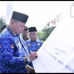 Apel pagi bersama dan pendatangan fakta integritas netralitas bagi ASN pemerintah kabupaten musirawas pada pilkada serentak tahun 2024