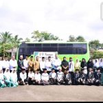PJS Bupati musirawas melepas kontingen pekan olahraga dan seni diniyah takmiliyah perwakilan kabupaten musirawas