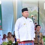 PJS bupati musirawas pimpin upacara peringati hari santri nasional tingkat kabupaten musirawas tahun 2024