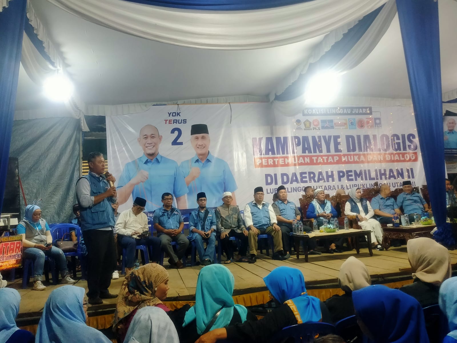 Pasangan Linggau juara Berjanji akan Revitalisasi Pasar Satelit Agar Menjadi Nyaman.