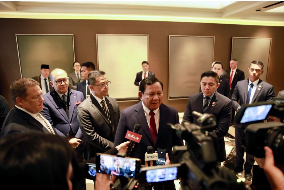 Presiden Probowo Subianto Berkunjung Ke Amerika:dan Menemui Mentri Pertahanan Amerika