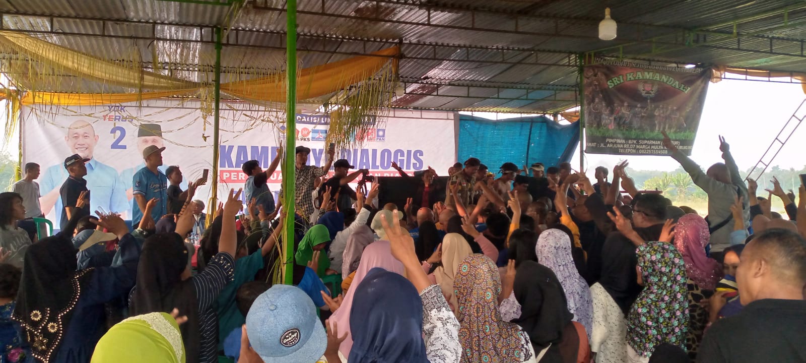 Warga Tanjung Harapan Berharap Yoppy-Rustam Bangun Jalan dan Fasilitas Umum yang Layak.