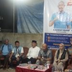 Warga, Cereme Taba sambut Yoppy dan Istri calon walikota nomor urut 02 teriakan Perubahan,,