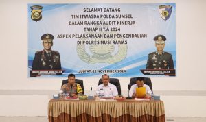 Tingkatkan Pelaksanaan dan Pengendalian, Tim Audit Kinerja Itwasda Polda Sumsel Melakukan Audit Di Polres Musi Rawas Tingkatkan Pelaksanaan dan Pengendalian, Tim Audit Kinerja Itwasda Polda Sumsel Melakukan Audit Di Polres Musi Rawas