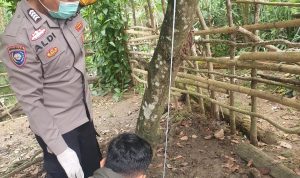 Sigap, Polsek Jayaloka Polres Musi Rawas Lakukan Identifikasi Jenazah Diduga Gantung Diri