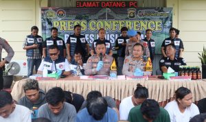 Grebek Lapo Tuak Tak Berizin, Satresnarkoba Polres Musi Rawas Amankan 13 Pelaku Positif Konsumsi Amfetamin Jenis Ekstasi