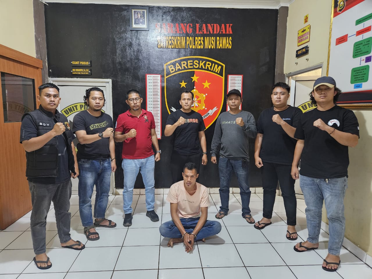 Curi Motor Dengan Kekerasan, Satreskrim Polres Musi Rawas Ringkus Warga Bumi Makmur Saat Tertidur Pulas