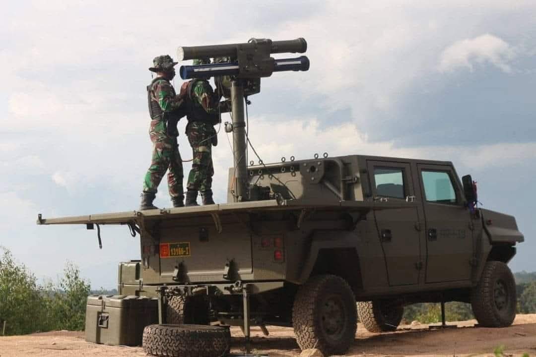 TNI dan PT Len Berhasil Uji Coba Sistem Pertahanan Udara Starstreak