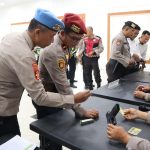 Kapolres Musi Rawas Pimpin Apel dan Pemeriksaan Senpi Dinas Personel