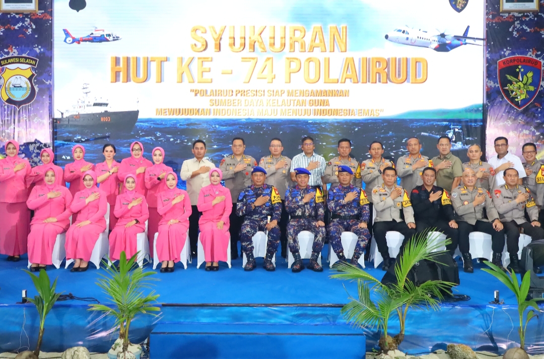 Polda Sulsel Gelar Syukuran HUT Ke-74 Polairud Tahun 2024