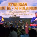 Wakapolres Pinrang Hadiri Syukuran HUT Ke-74 Polairud Polda Sulsel