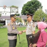 Polres Lubuk Linggau Gelar Upacara Kenaikan Pangkat