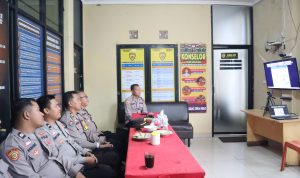 Secara Zoom Meeting, Polres Musi Rawas Ikuti Anev Sosialisasi Penerimaan Peserta Didik Baru SMA Kemala Taruna Bhayangkara
