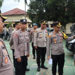 Kapolres Musi Rawas Pimpin Apel Pemeriksaan Kendaraan Dinas Personel