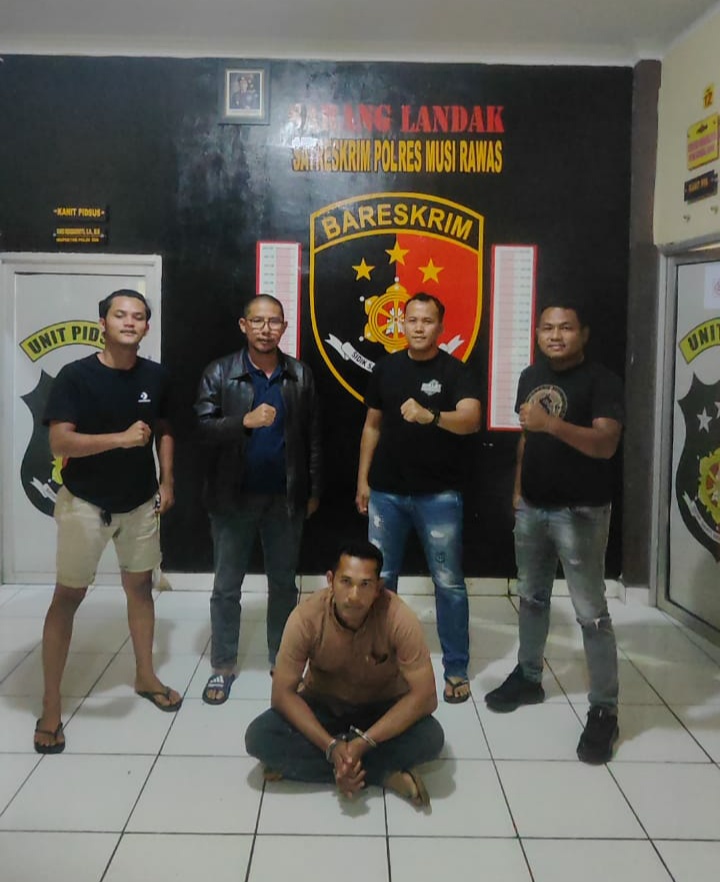 Operator Bulldozer Ditangkap “Tim Landak” Polres Musi Rawas di Tempat Kerja