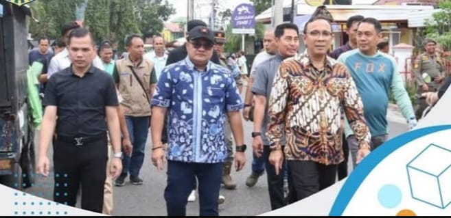 Pemkot Lubuklinggau Tinjau Alun-alun Merdeka Taman Kurma Dan Persiapan Relokasi Pedagang