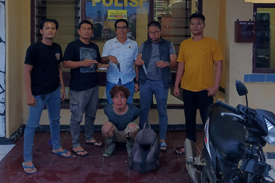 Empat Kali Beraksi, Spesialis Curanmor Berpistol, Diringkus Satreskrim Polres Musi Rawas dan Polsek Terawas