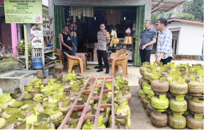 Pastikan Aman Stok dan Harga Gas Elpiji 3 Kg Bersubsidi, Wakapolres Musi Rawas Terjun Langsung ke Pangkalan