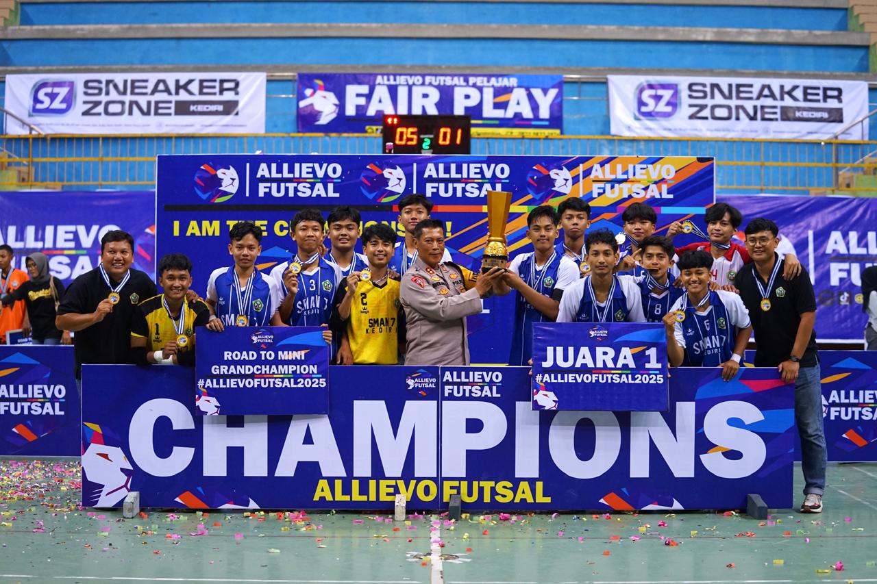 Allievo Futsal Championship 2025: SMAN 2 dan SMAN 7 Kota Kediri Berjaya di Panggung Final