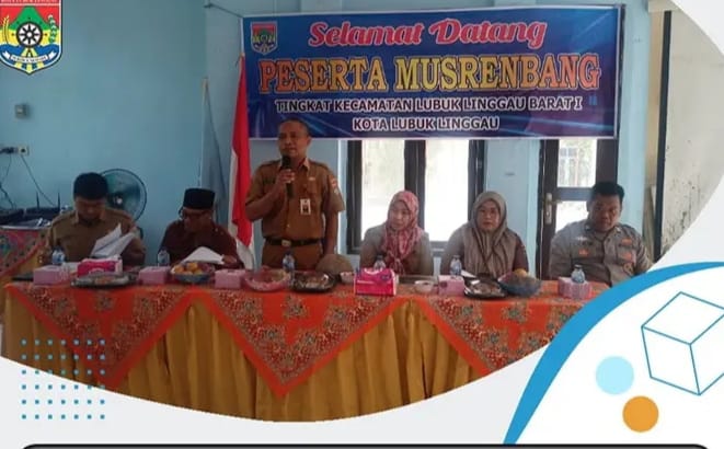 Staf Ahli Bidang Pemerintahan Buka Musrenbang Kecamatan Lubuk Linggau Barat I