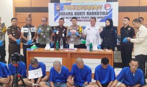 Awal Tahun 2025, Kapolres Musi Rawas Bersama Stakeholders Musnahkan Sabu 420 Gram dan Ekstasi 166 Butir