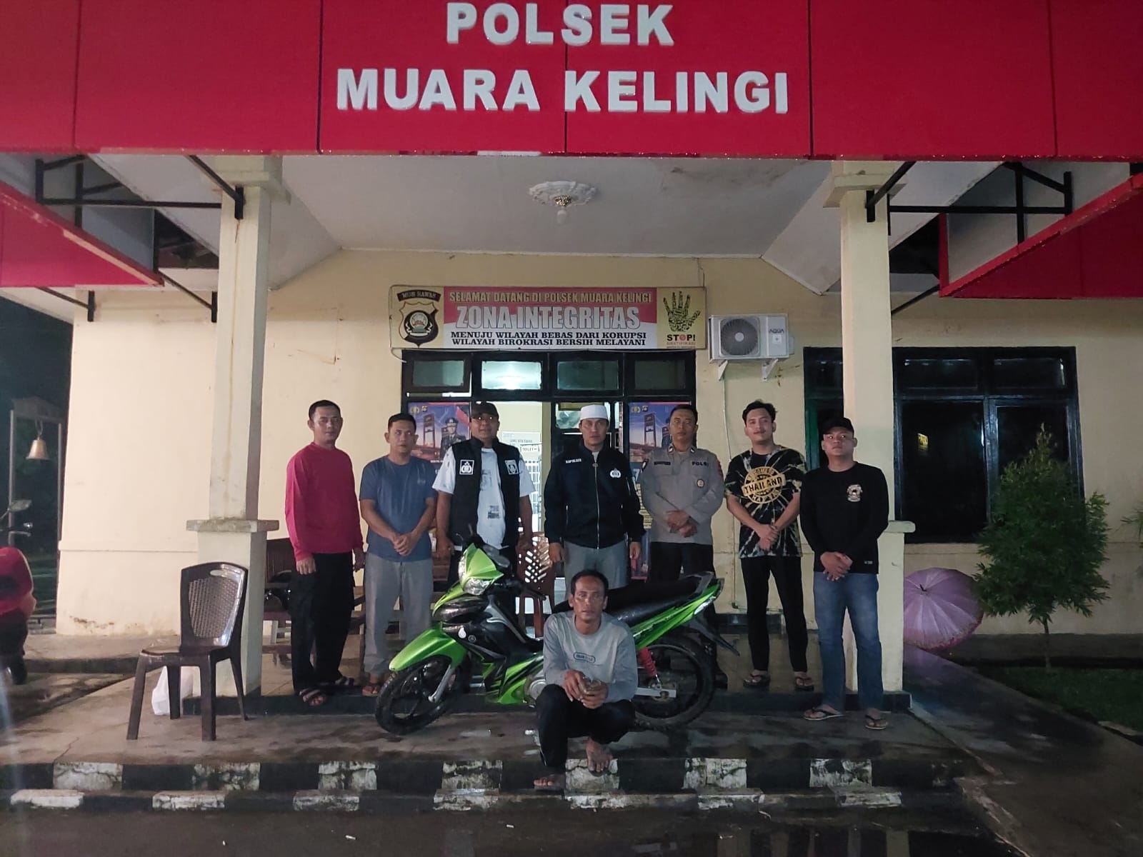 Curi Motor Tetangga, Polsek Muara Kelingi Polres Musi Rawas Borgol JN