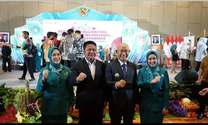 Ketua TP PKK Kota Lubuk Linggau Resmi Dilantik oleh Ketua TP PKK Provinsi Sumsel
