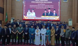 DPRD Kabupaten Musi Rawas Provinsi Sumatera Selatan menggelar Rapat Paripurna Istimewa