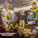 Dengan Sigap, Polisi Kediri Kota Tolong Korban Laka Tunggal