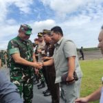 Pemkab dan Anggota DPRD Kabupaten Way Kanan Sambut Kedatangab KASAD Di Bandara Gatot Subroto