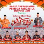 Keluarga Besar MPC Lebak Mengucapkan Selamat Hari Raya Idul Fitri 1 Syawal 1446 H